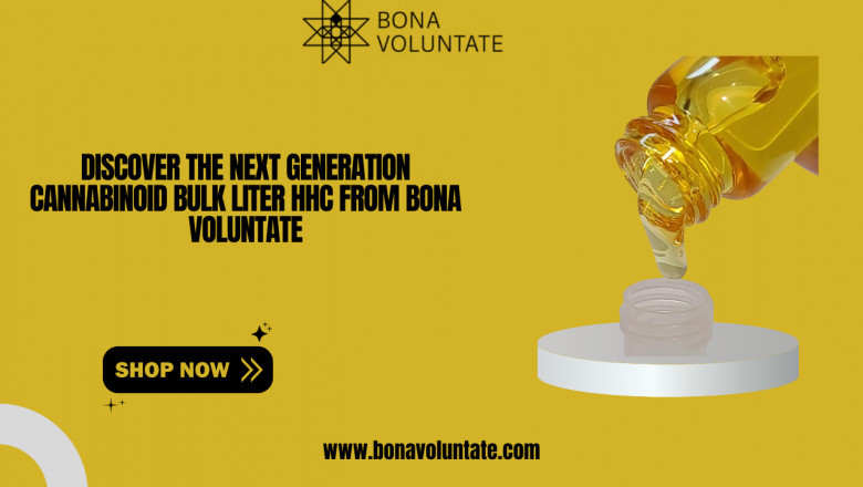 Discover the Next Generation Cannabinoid Bulk Liter HHC from Bona Voluntate