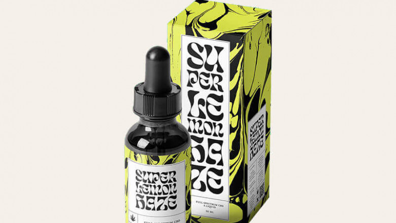 Chic Tincture Oil Packaging for Amplified Brand Allure