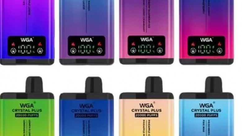 WGA Crystal Plus 20000 Box of 10: Ultimate Puff Power for Hardcore Vapers