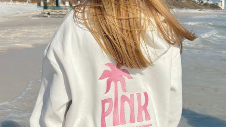 Is the Pink Palm Puff Hoodie Oversized or Fitted?