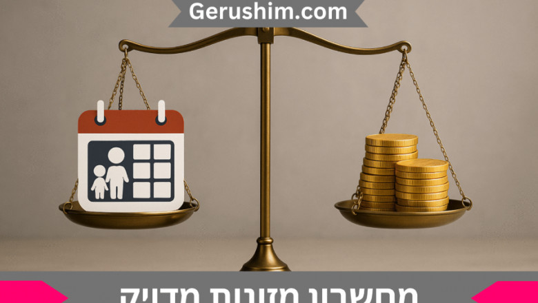 מחשבון מזונות עדכני לפי פסיקות