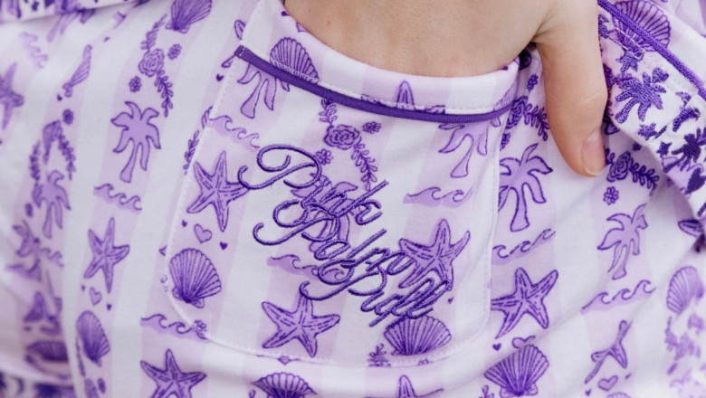 The Ultimate Comfort and Style: Pink Palm Puff Pajamas