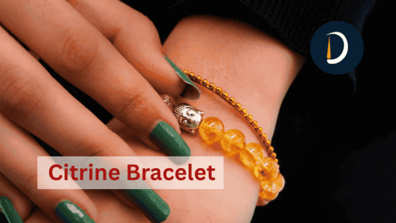 Citrine Bracelet For Abundance and Positive Energy