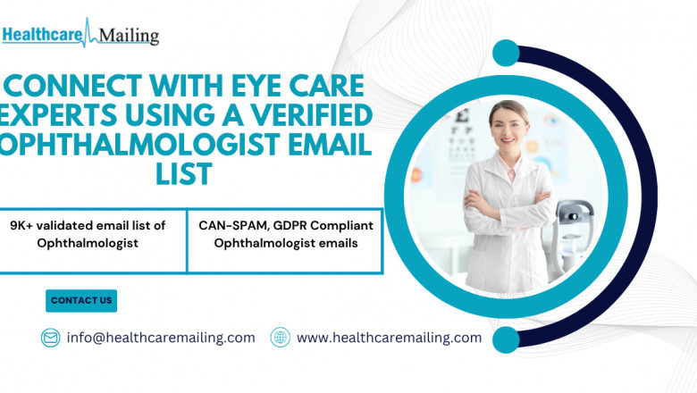 Connect with Eye Care Experts Using a Verified Ophthalmologist Email List