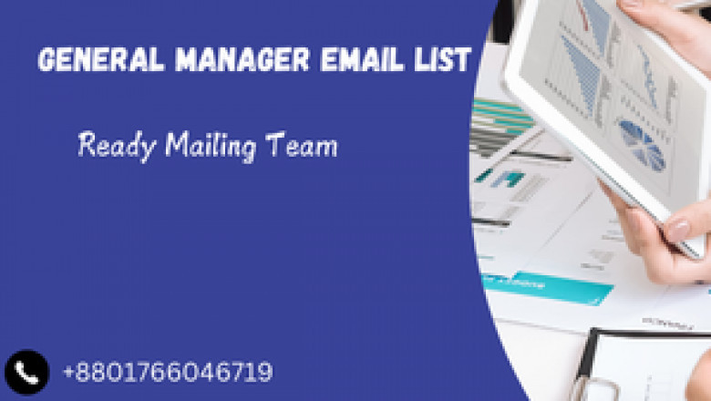 Boost B2B Outreach with Ready Mailing Team’s Targeted General Managers Email List