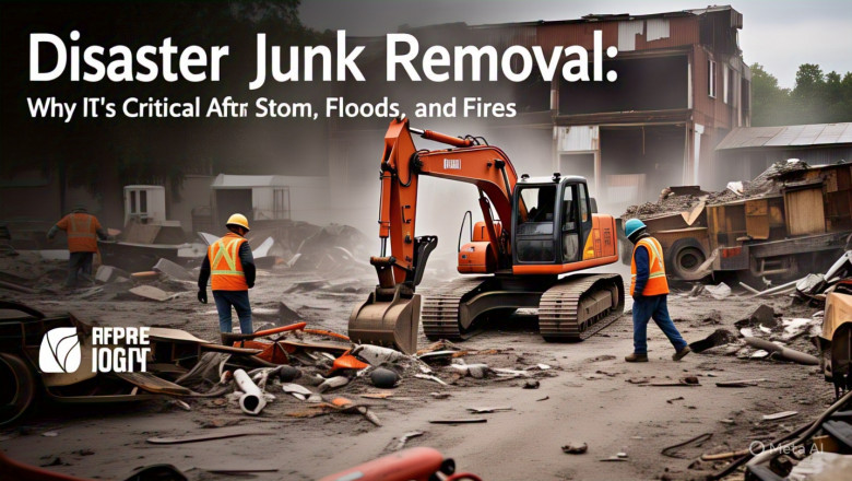 Disaster Junk Removal: Why It’s Critical After Storms, Floods, and Fires
