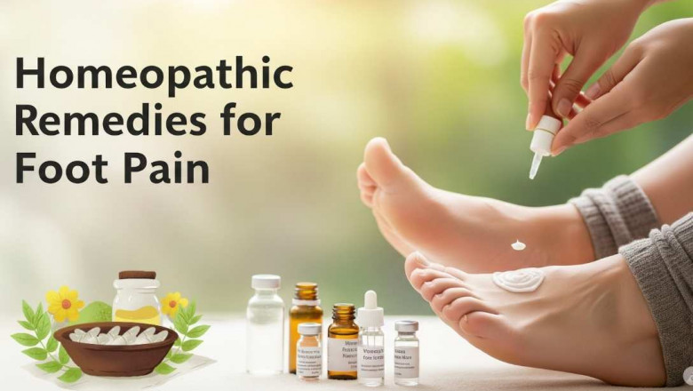 homeopathic remedies for foot pain