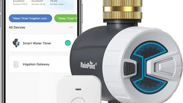 RainPoint TTV102B+TWG009 WiFi Water Timer Review: