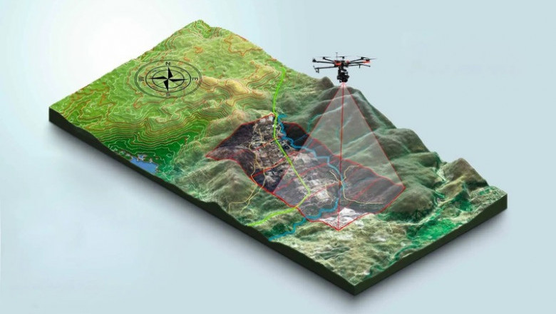 drone survey in delhi