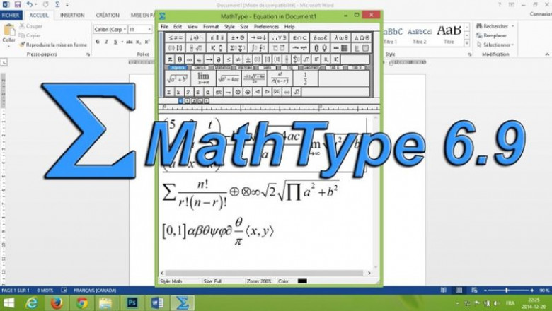 Hướng dẫn viết công thức Toán nhanh bằng MathType 6.9