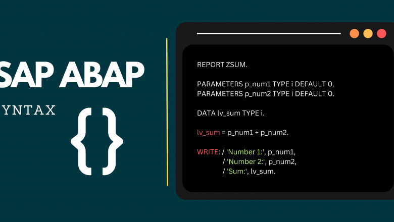 What is the Syntax of ABAP?