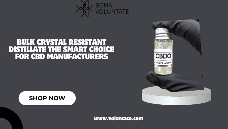Bulk Crystal Resistant Distillate The Smart Choice for CBD Manufacturers