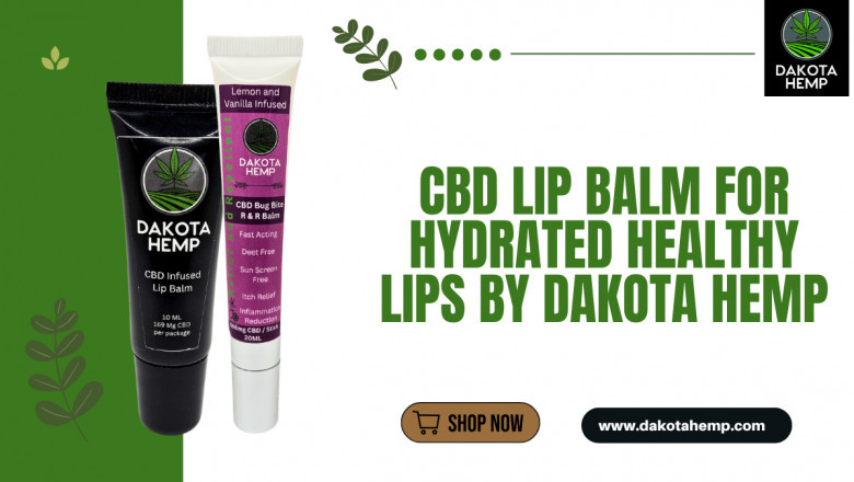 CBD Lip Balm for Hydrated Healthy Lips by Dakota Hemp