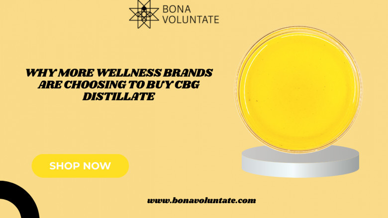Why More Wellness Brands Are Choosing to Buy CBG Distillate