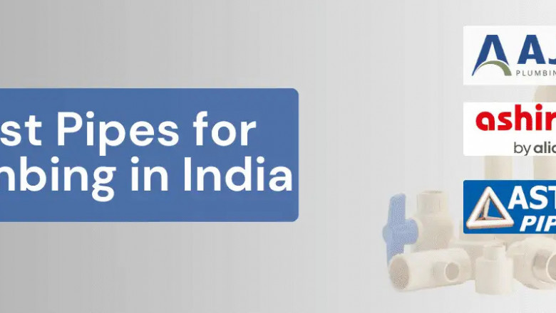 Best Pipes for Plumbing in India