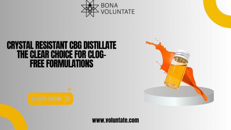 Crystal Resistant CBG Distillate | Voluntate Shop