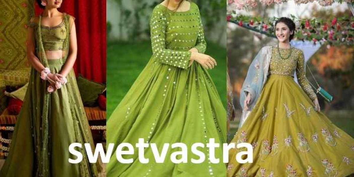 Glam up Your green gown for mehendi With the Latest Style and Trends