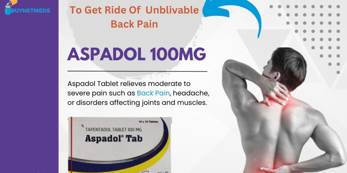 Aspadol 100mg: Pioneering Pain Relief through Unique Mechanism