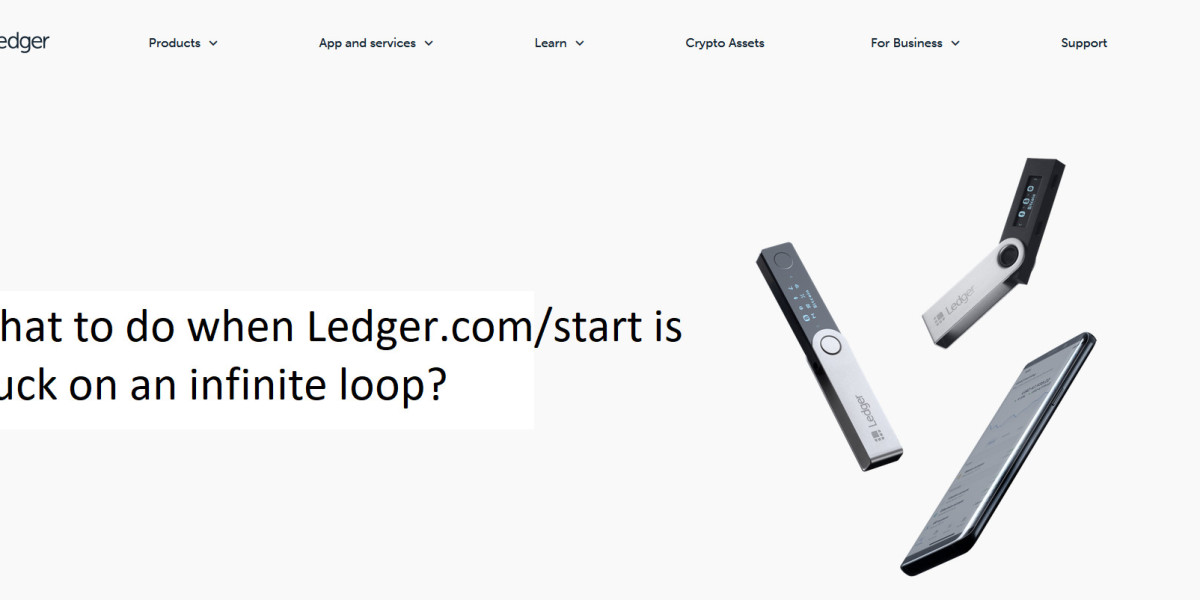 What to do when Ledger.com/start is stuck on an infinite loop?