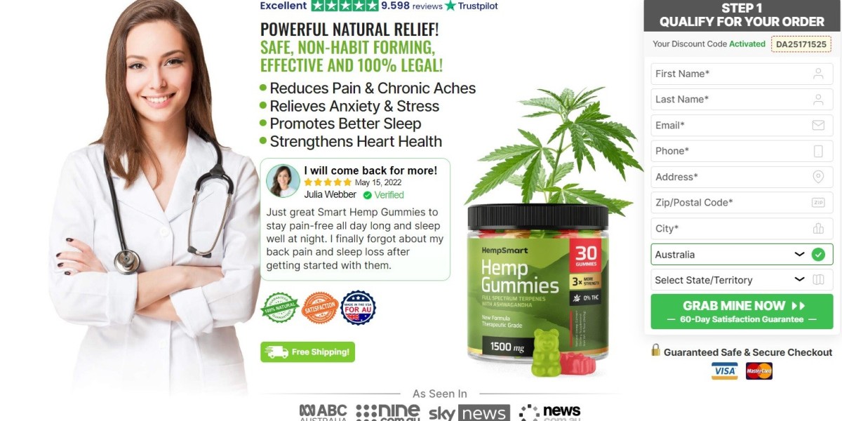 Smart Hemp Gummies (AU, NZ, CA, IL) Reviews: Does It Really Work?