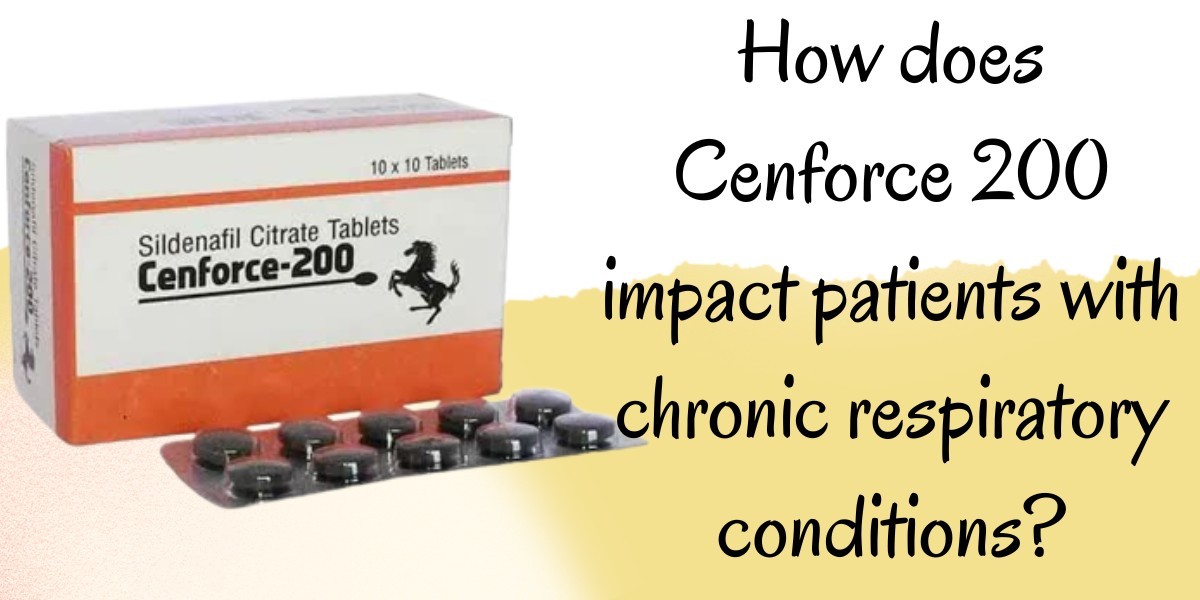 How does Cenforce 200 impact patients with chronic respiratory conditions?