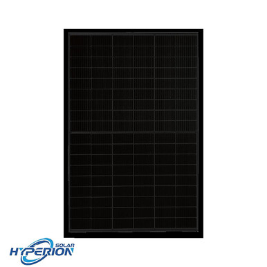 Hyperion 395W Bifacial Solar Panel (Black) | Up to 495W with Bifacial Gain - Signature Solar