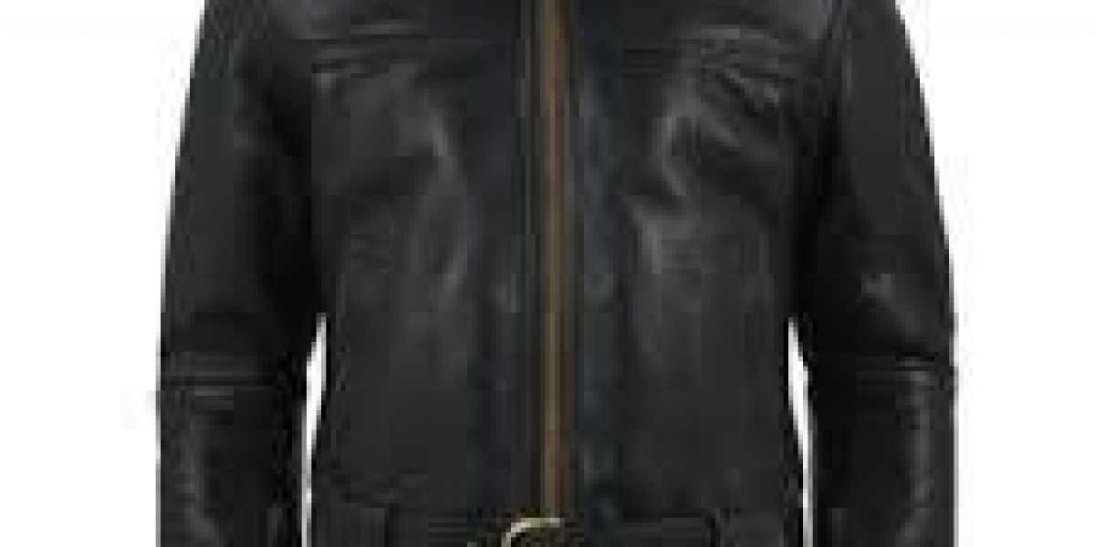 Men’s Black Sheepskin Leather Aviator Jacket – A Fusion of Classic Style and Unmatched Comfort