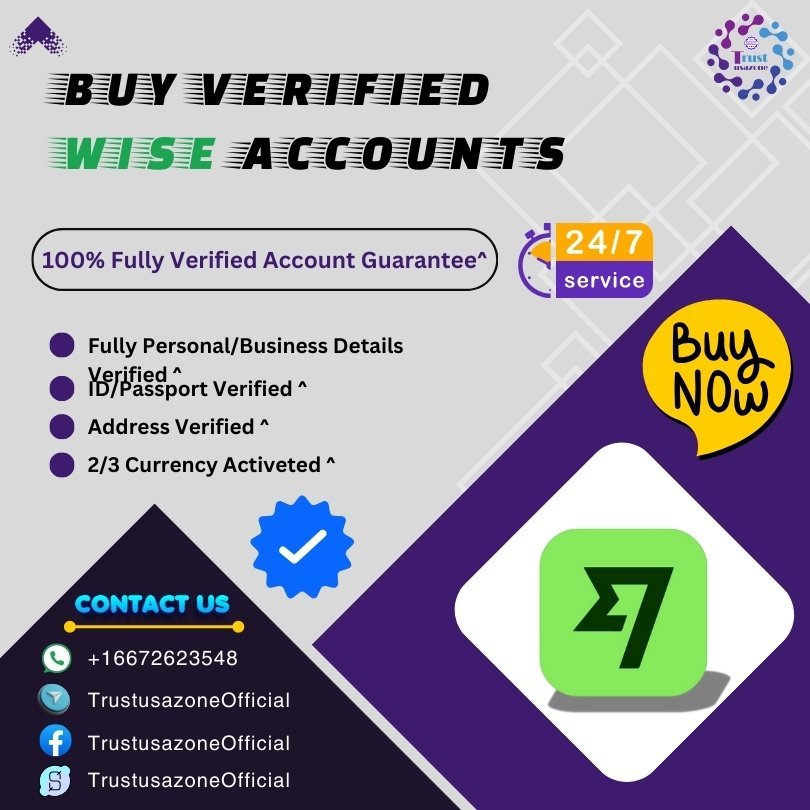 Buy Verified Wise Accounts | 100% Instant Delivery Guarantee