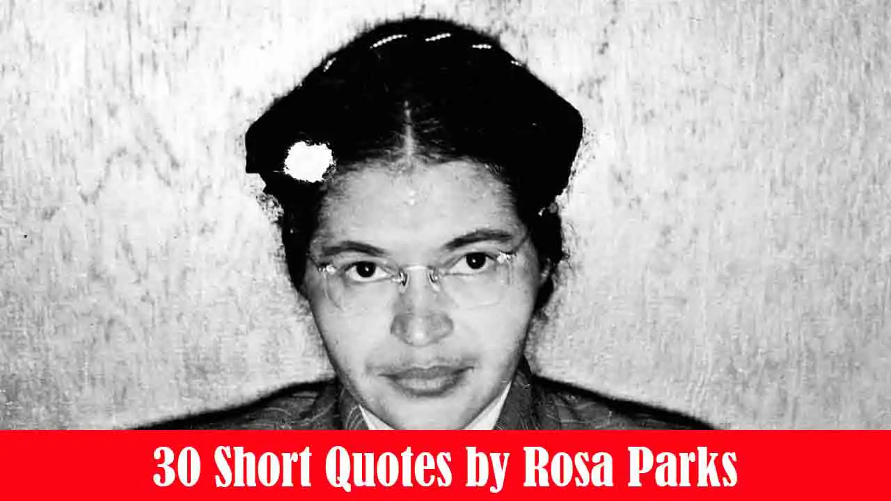 30 Short Quotes by Rosa Parks | Message Vibes