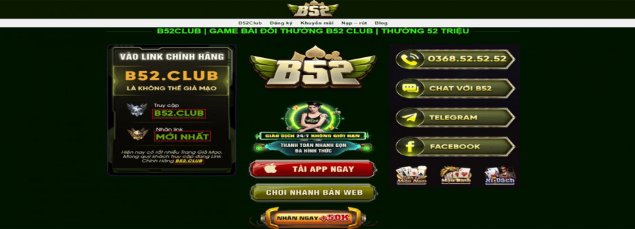 B52CLUB GAME BÀI ĐỔI THƯỞNG Cover Image