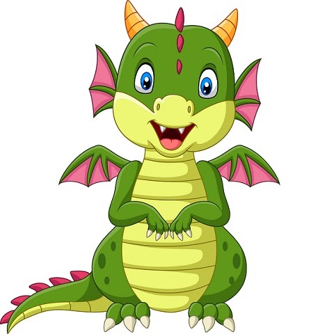 Cute Dragons Coloring Pages Free on Coloringsuper