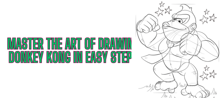 How To Draw Donkey Kong Step By Step