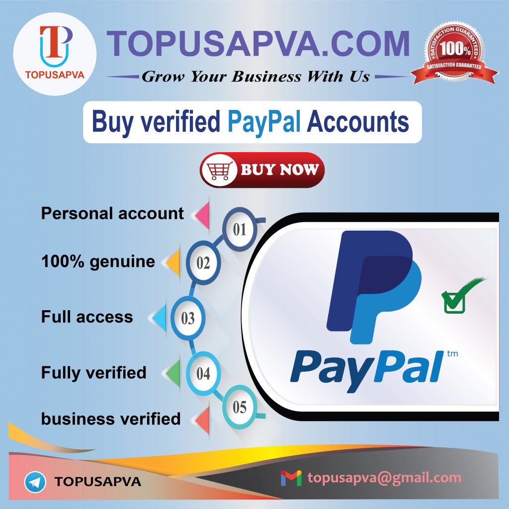 Buy Verified PayPal Accounts - 100% Best US/Uk Full Verified