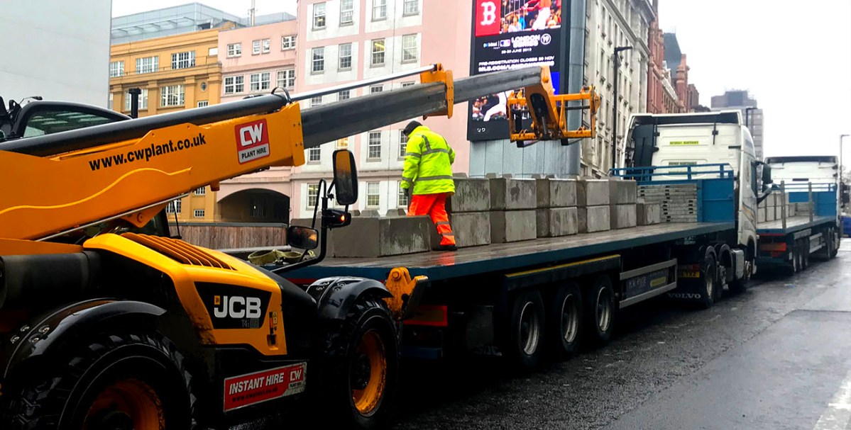 Concrete Blocks – Hire & Sales – Multi-Award Winning Site Hoarding Contractor