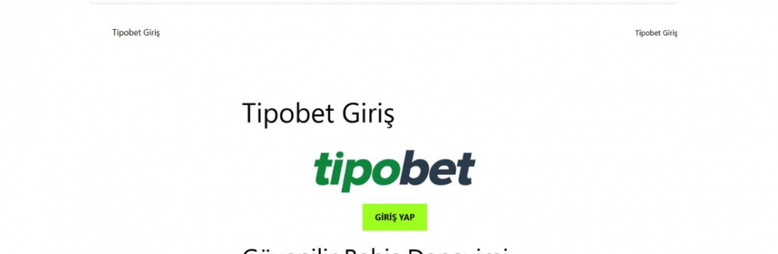 tipobetgiris Cover Image