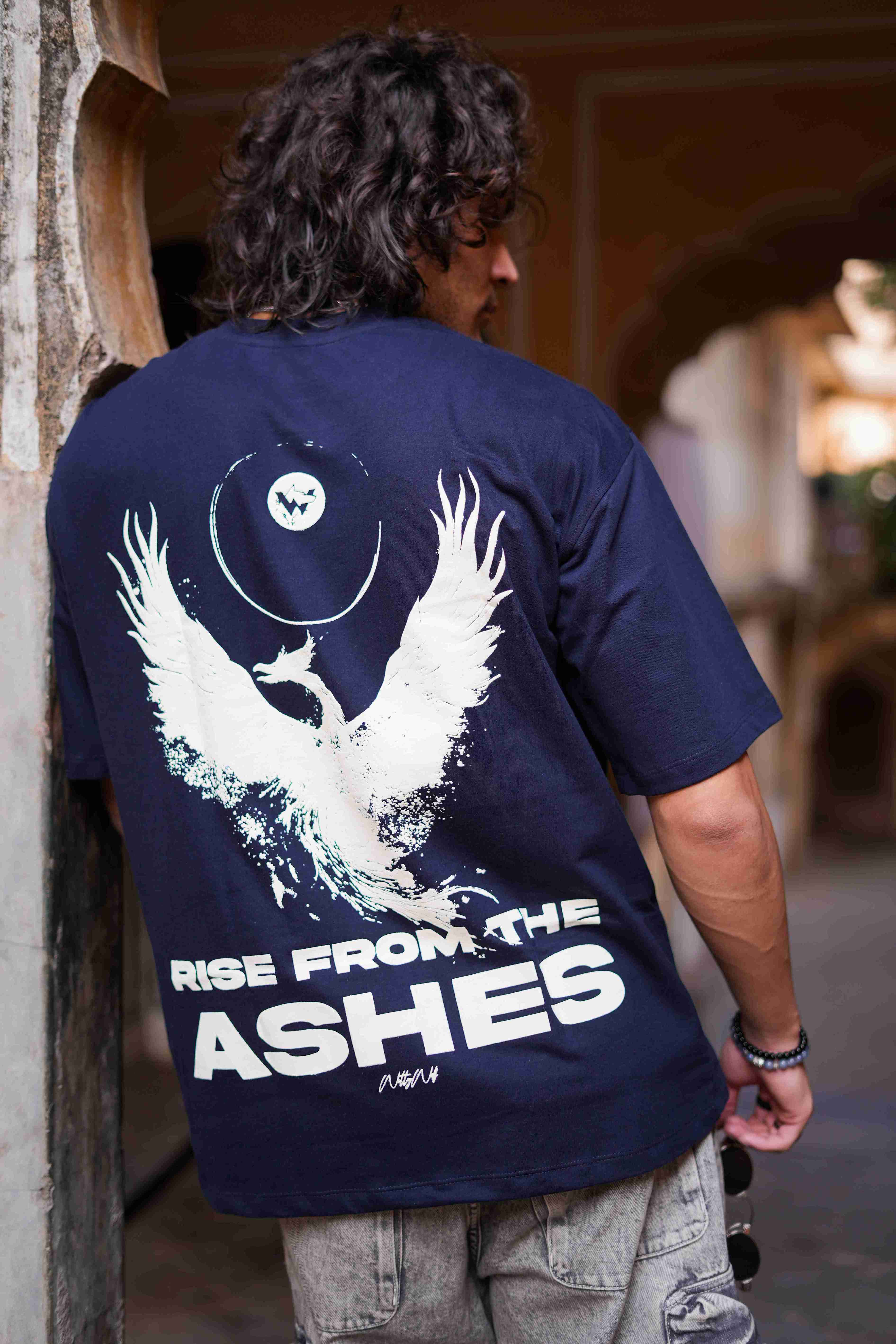 Rise From The ASHES – Back Print Oversized T-shirt