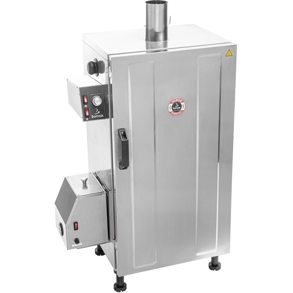 Smoker BBQ 70 Simple (Polished stainless steel) BBDS-70 v1.4 - Borniak Rookovens