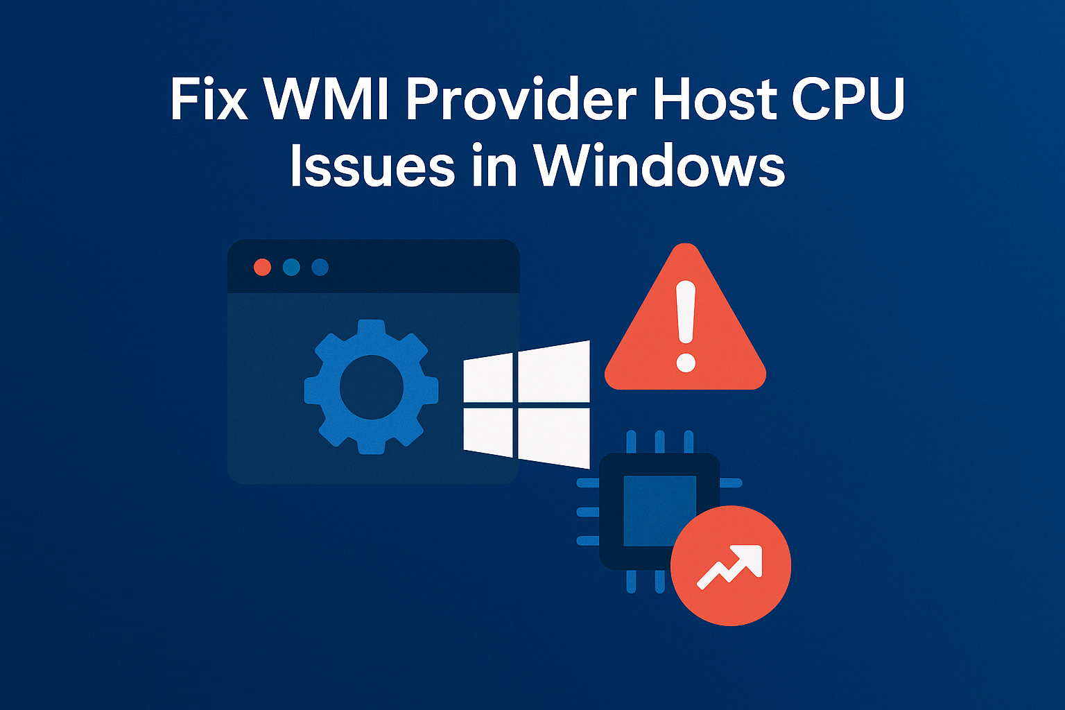 Fix WMI Provider Host CPU Issues in Windows