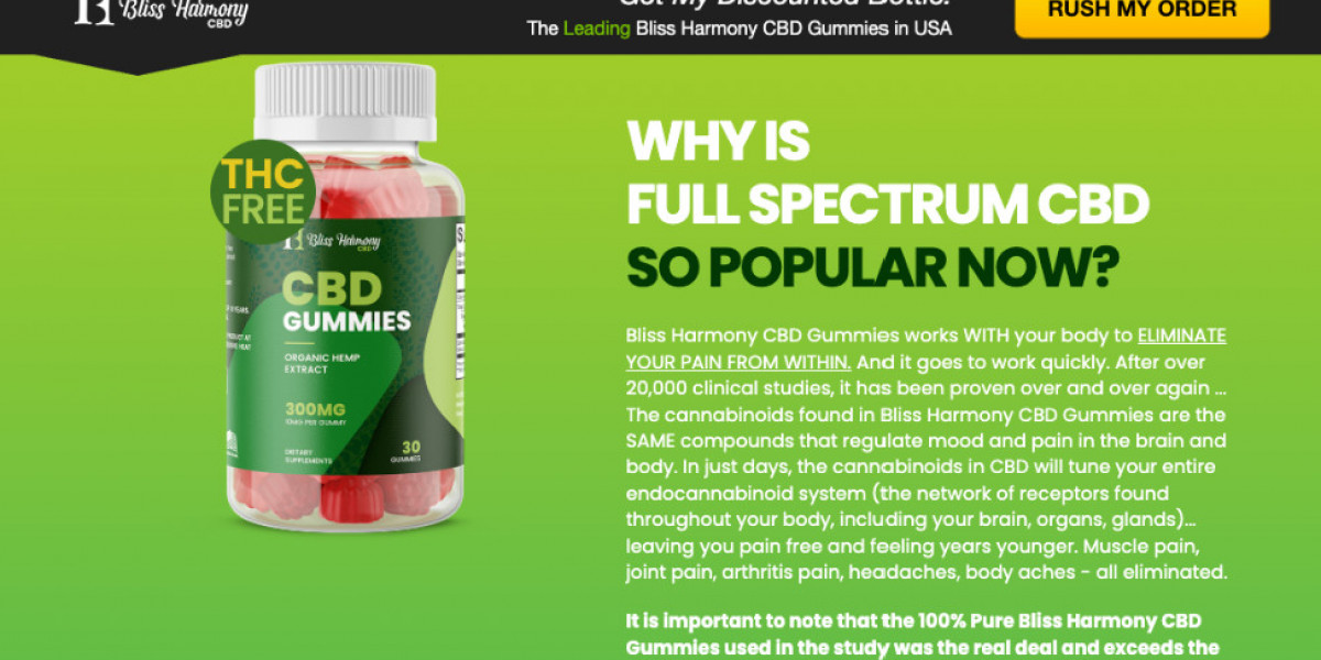 Bliss Harmony CBD Gummies Review: Balance and Calm in the USA