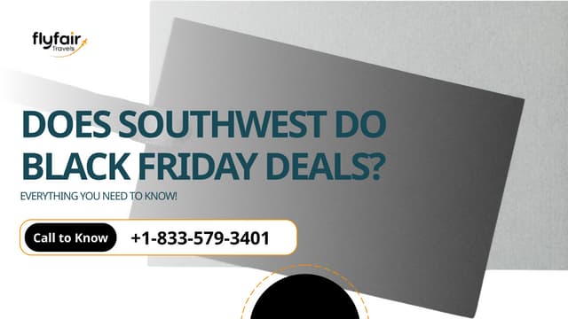 Does Southwest Do Black Friday Deals in 2025? | PPT